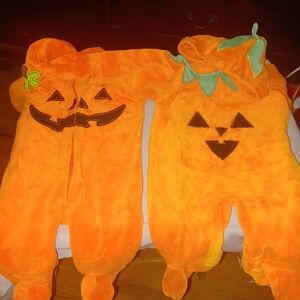 Pumpkin Halloween Kids Costume for twins